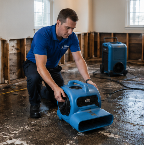 Structural drying and dehumidification